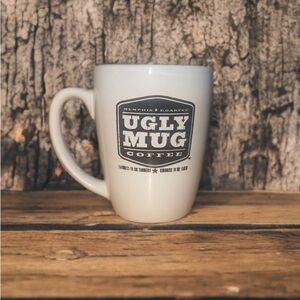 Classic Vintage Ugly Mug White Ceramic Mug Great Conversation Starter